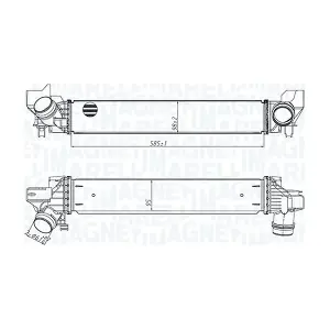 MAGNETI MARELLI 351319205450 Охолоджувач наддувального повітря