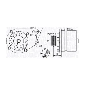 063321761010 MAGNETI MARELLI