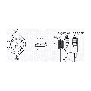 MAGNETI MARELLI 063536550080