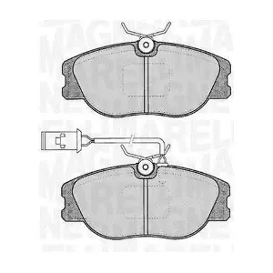 MAGNETI MARELLI 363916060117 Комплект гальмівних накладок дискового стоянкового гальма