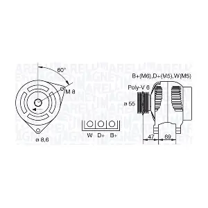 MAGNETI MARELLI 063341345010